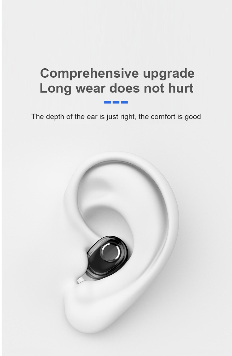 LD tech L15 Mini In-Ear Bluetooth 5.0 Earphone Sports HiFi Wireless Headset With Mic