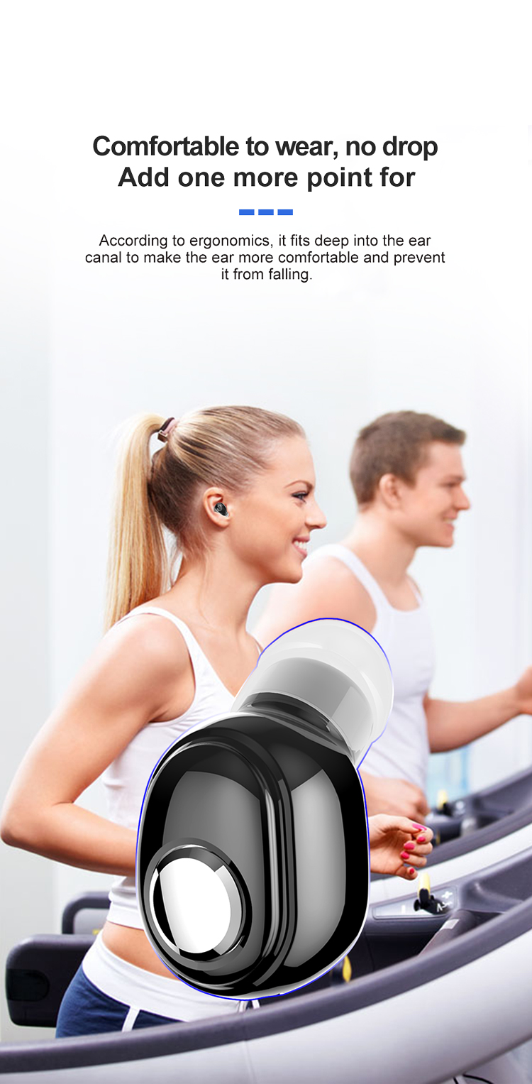 LD tech L15 Mini In-Ear Bluetooth 5.0 Earphone Sports HiFi Wireless Headset With Mic