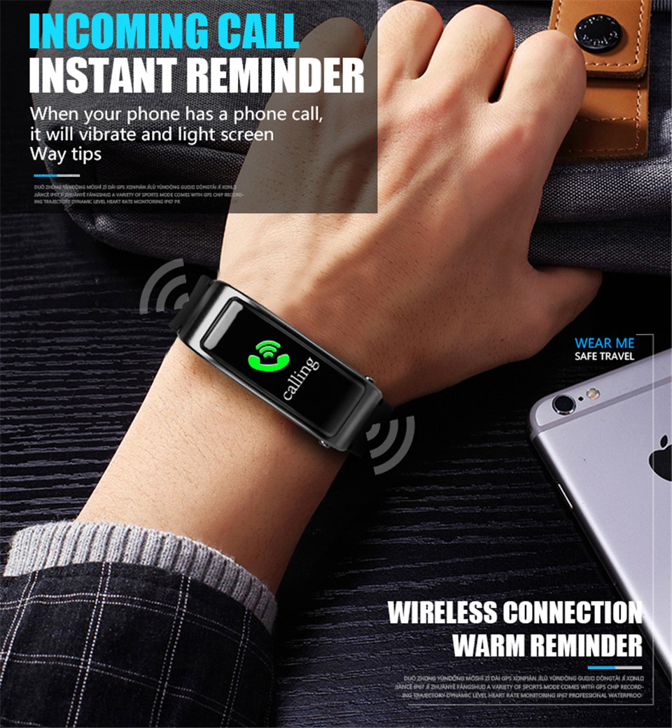LD tech Y3 smart watch earphone 2 in 1 Phone calls reminding Sleep Monitor Pedometer smart watches