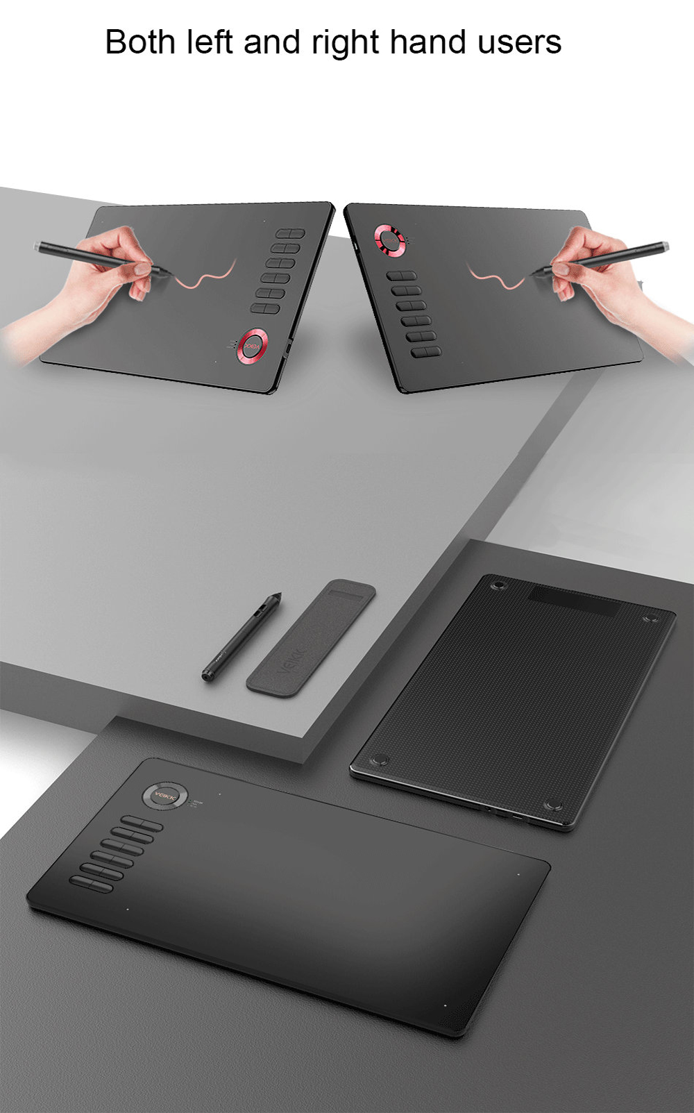 LD tech A15 Drawing Tablet 10x6 inches Digital Drawing Pad For Artists 8192 Levels Pressure