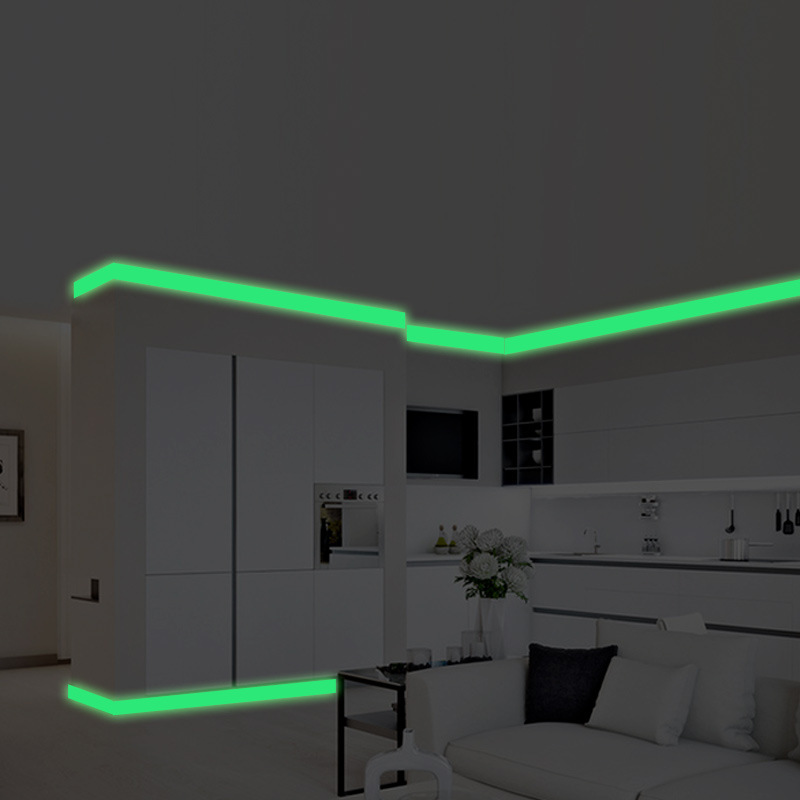 LD Tech Luminous Band Baseboard Wall Sticker Living Room Home Decor Glow in the dark Strip Stickers