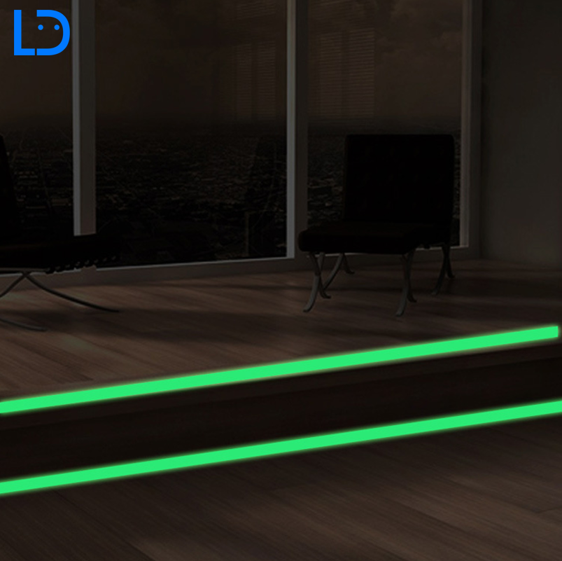 LD Tech Luminous Band Baseboard Wall Sticker Living Room Home Decor Glow in the dark Strip Stickers