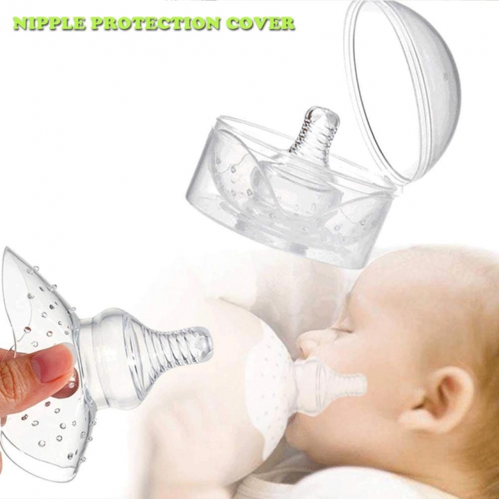 1pc Silicone Nipple Shield For Breastfeeding, Washable Nipple Protector