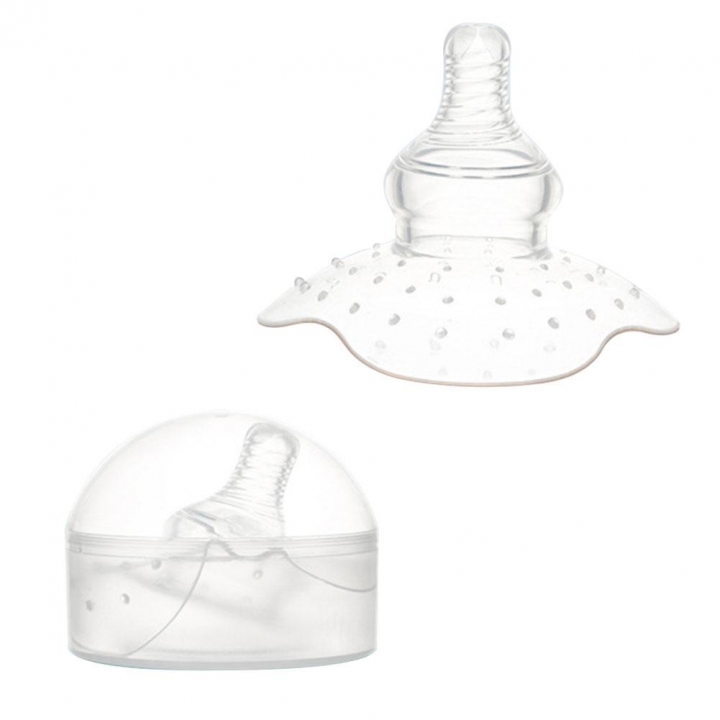 1pc Silicone Nipple Shield For Breastfeeding, Washable Nipple Protector