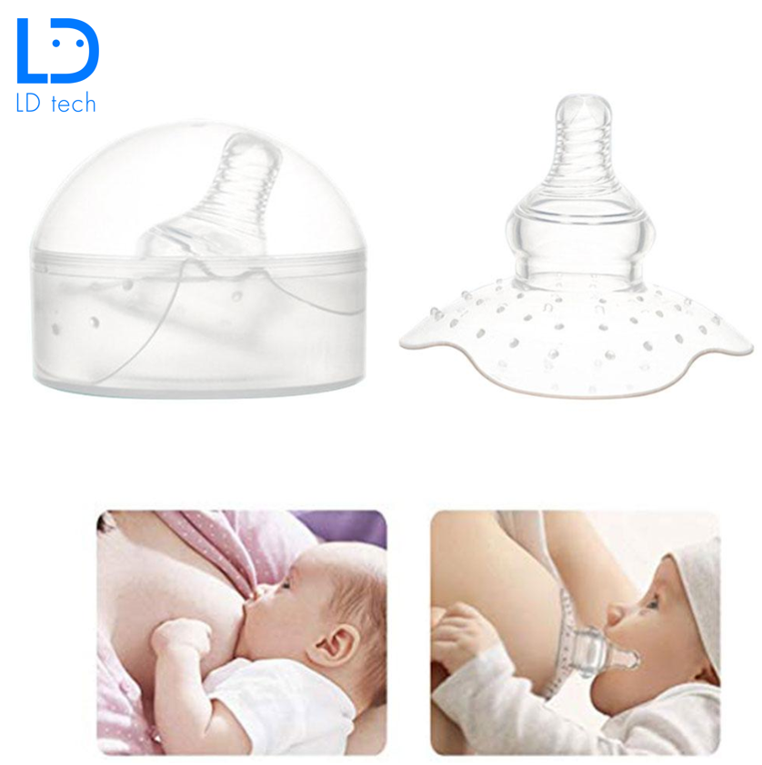 LD Tech Silicone Nipple Protectors Feeding Nipple Shields Protection Cover Breastfeeding Nipple