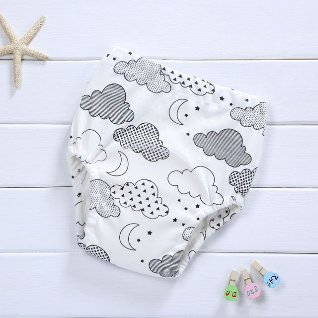 LD Tech Sales Baby Cotton Training Pants Panties Baby Diapers Reusable Cloth Diaper Nappies Washable
