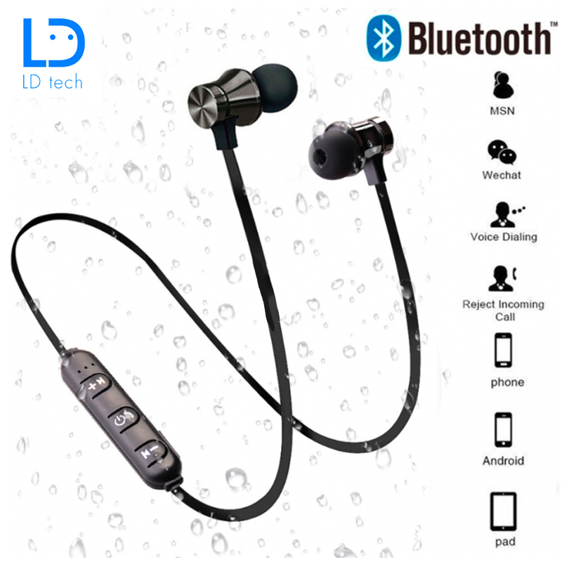 LD Tech Magnetic Bluetooth Earphones Sports Waterproof Earbuds Headset For iPhone Samsung Phones