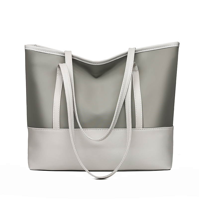 CALLA Handbags for Ladies PU Leather Large Square Bags for Women New women's bag, nylon canvas bag, Korean version, simple waterproof oxford cloth casual shoulder bag, large portable bag