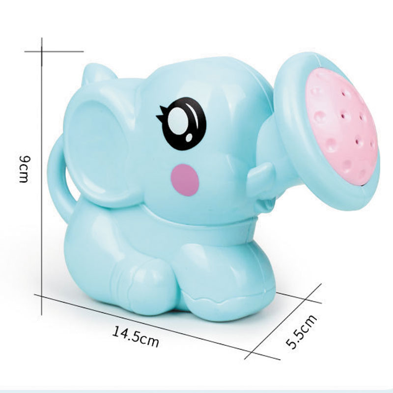 Baby cartoon elephant shower cup newborn child shower shampoo cup baby shower water spoon bath