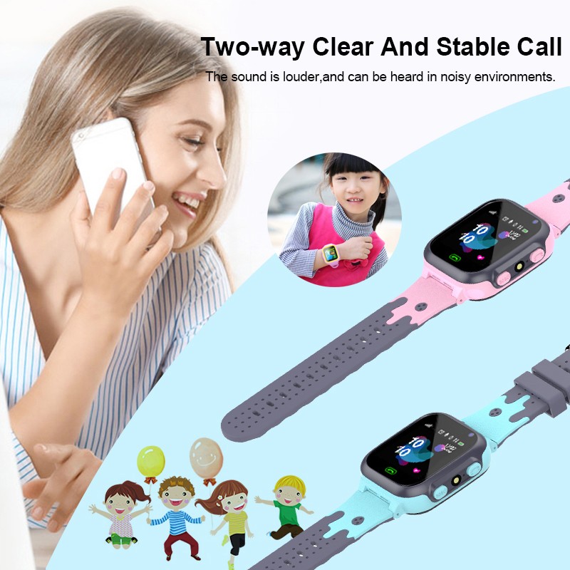 2020 kid call Kids Smart Watches for children SOS Antil-lost Waterproof Smartwatch Baby 2G SIM Card