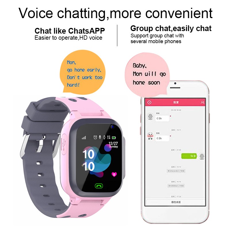 2020 kid call Kids Smart Watches for children SOS Antil-lost Waterproof Smartwatch Baby 2G SIM Card