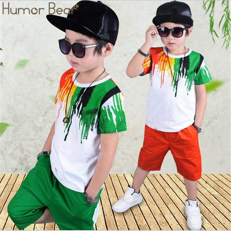 T-shirts &amp; Polos Boy suit, new summer suit, T-shirt, pants, boy suit.