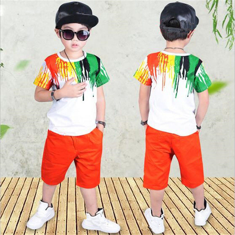 T-shirts &amp; Polos Boy suit, new summer suit, T-shirt, pants, boy suit.