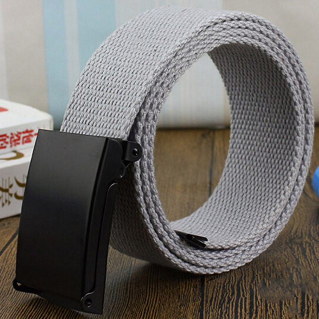Belts Army Tactical Waist Belt Jeans Male Casual Luxury Canvas Webbing Waistband