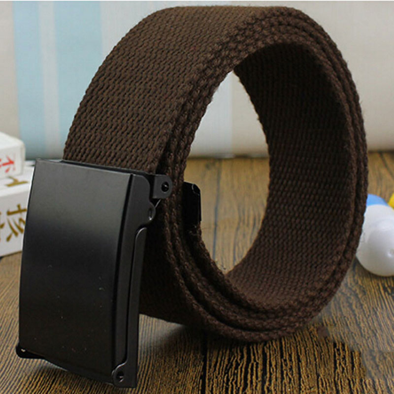 Belts Army Tactical Waist Belt Jeans Male Casual Luxury Canvas Webbing Waistband