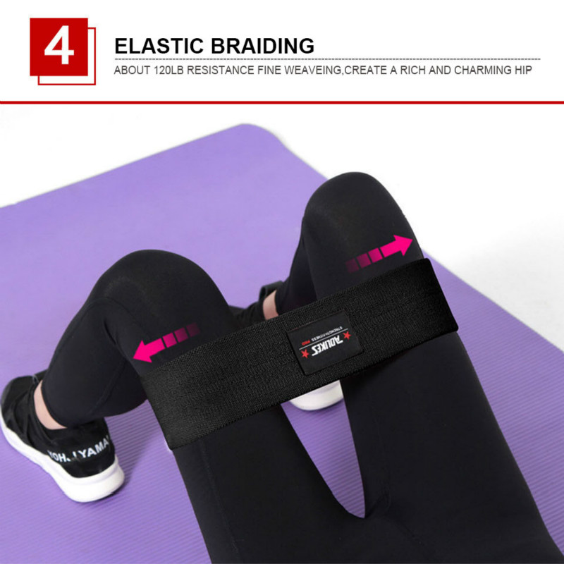 Indoor Sports Hip Circle Loop Resistance Band Workout Exercise for Legs Thigh Glute Butt Squat