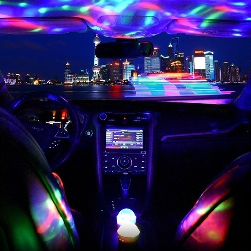 Interior Accessories Color USB LED Car Interior Lighting Kit Atmosphere Light Neon Colorful