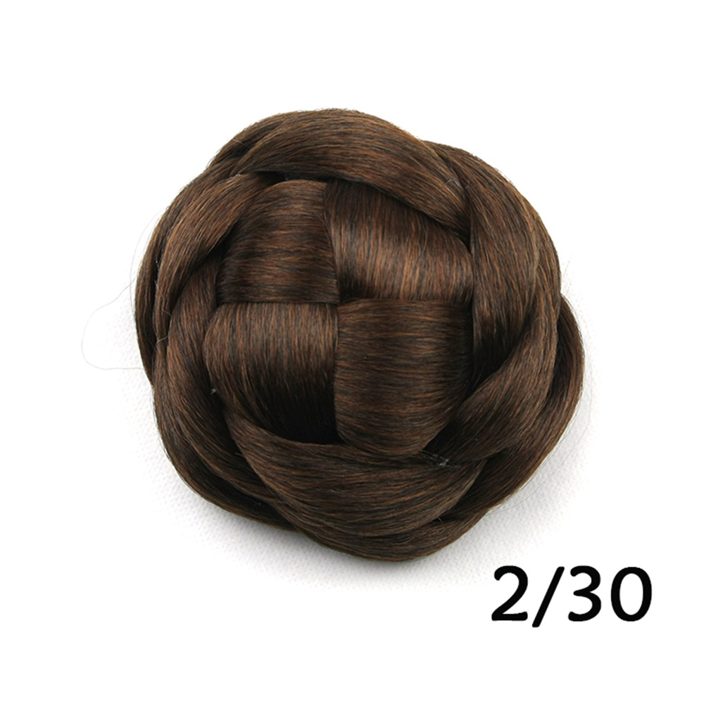 Ball head bride and lady&apos;s bun wigs