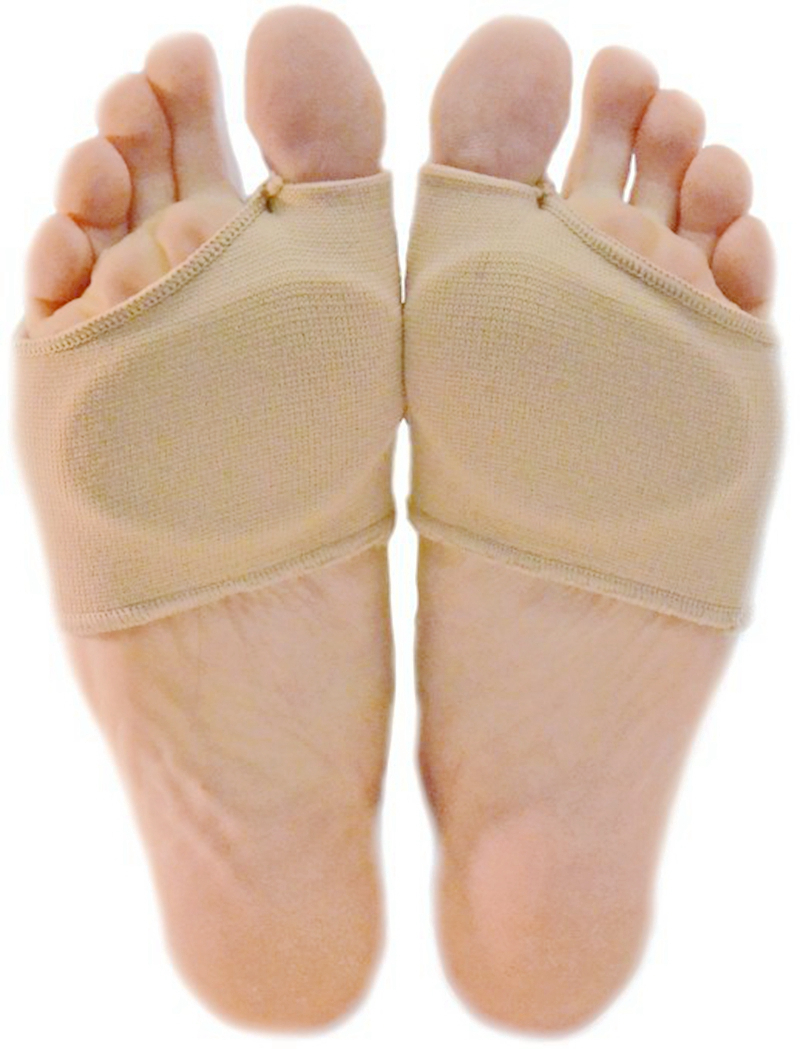 1 Pair Metatarsal Sleeve Pads Half Toe Bunion Sole Forefoot Gel Pads Cushion Half Sock Hosiery