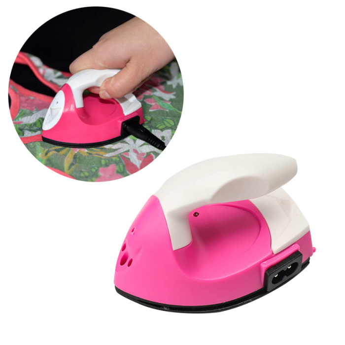 Mini Electric Iron Portable Travel Crafting  DIY Craft Hot Fix Clothes Other Smart Home Products