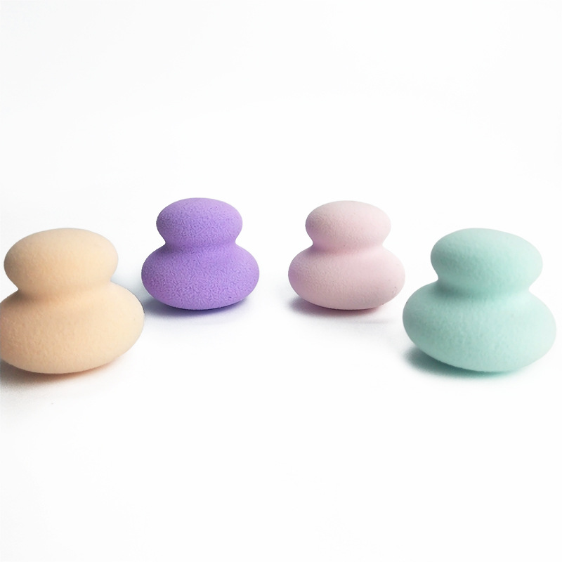 2pcs Top powder puff latex dry wet dual purpose beauty egg does Makeup