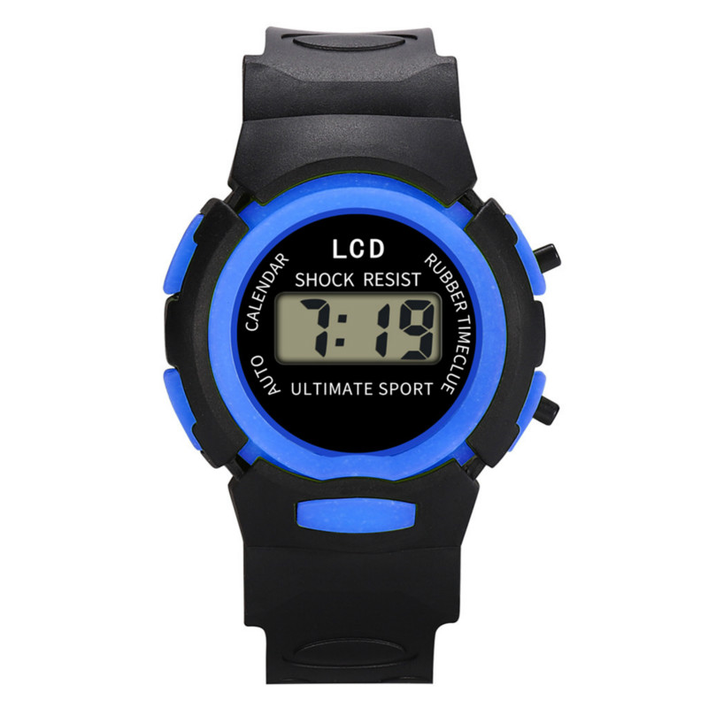 Children's Watch Led Sport Flash Digital Waterproof Clock For Boys Girls Multifunction Watches