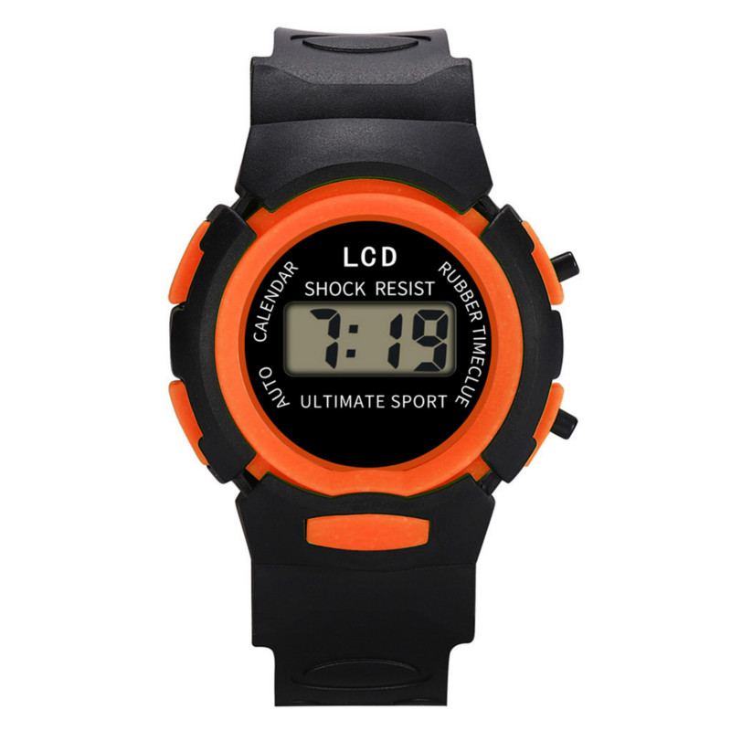 Children's Watch Led Sport Flash Digital Waterproof Clock For Boys Girls Multifunction Watches