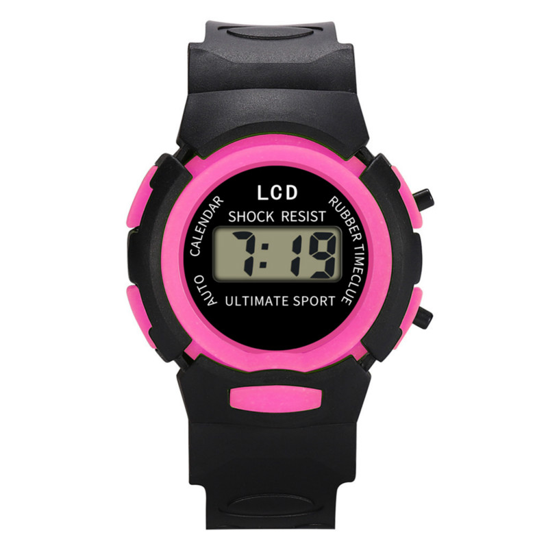 Children's Watch Led Sport Flash Digital Waterproof Clock For Boys Girls Multifunction Watches
