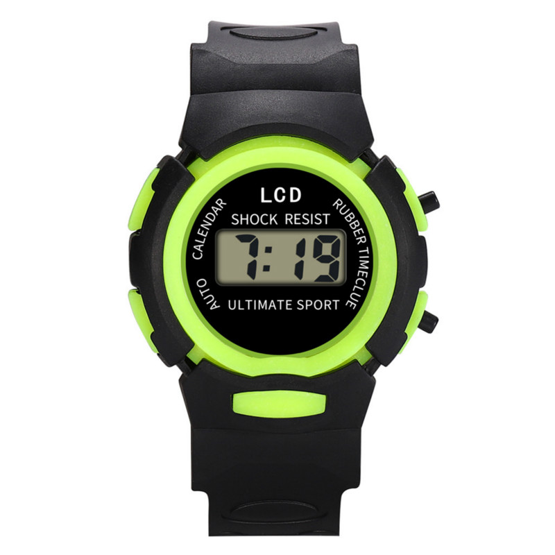 Children's Watch Led Sport Flash Digital Waterproof Clock For Boys Girls Multifunction Watches