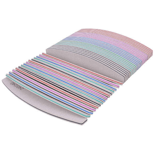 10Pcs Professional Nail File Sandpaper Strong Thick Nail Files Buffer For Manicure Nail &amp; Tools