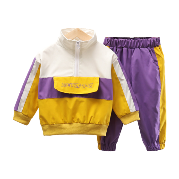 Fashion Children Clothes Autumn Baby Girls Clothing Boys Cotton Jacket Pants Suits &amp; Separates