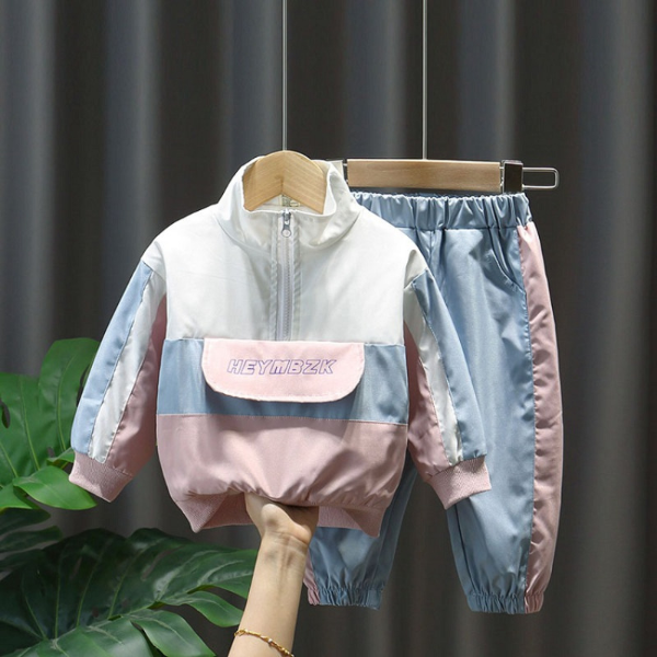 Fashion Children Clothes Autumn Baby Girls Clothing Boys Cotton Jacket Pants Suits &amp; Separates