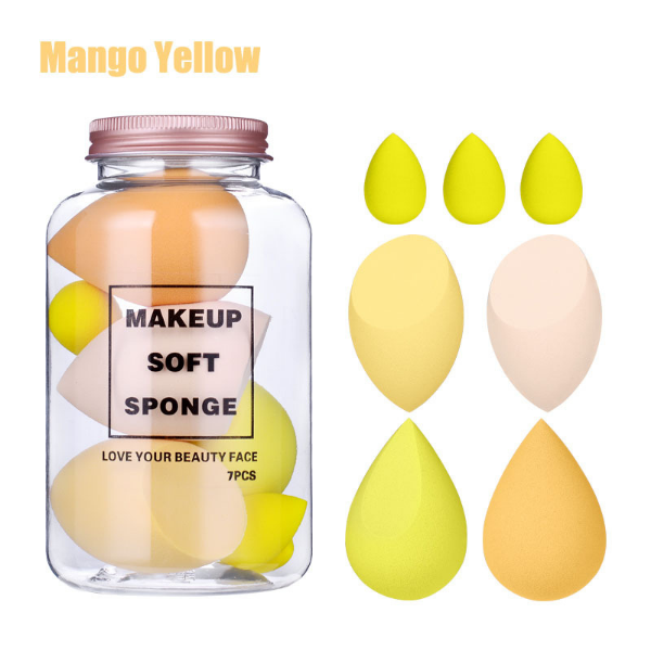 7Pcs/Set Makeup Sponge Set Face Beauty Cosmetic Powder Puff For Makeup
