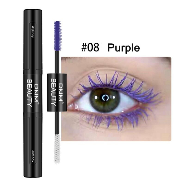 2 in 1 Mascara Waterproof Lengthens Eye Lash Black White Rimel 4d Curling Maskara  Makeup