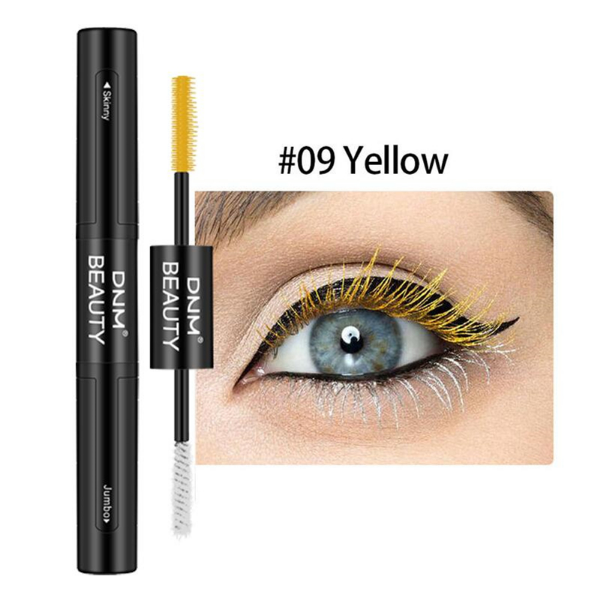 2 in 1 Mascara Waterproof Lengthens Eye Lash Black White Rimel 4d Curling Maskara  Makeup