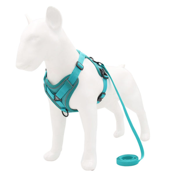 Adjustable Dog Harness No PullReflective Cat Harness Leash Set Breathable Puppy  Pet Products