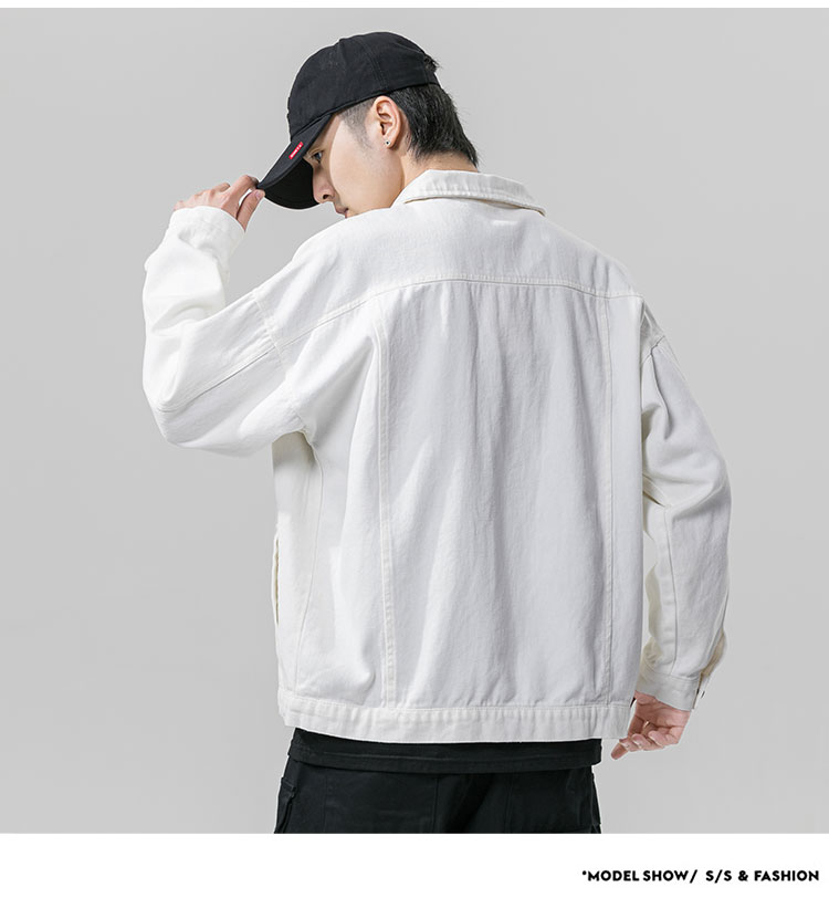 2021 Spring Autumn Denim Jacket Men's Hip Hop Jeans Coat Solid Men Jeans Jacket  Suits & Blazers