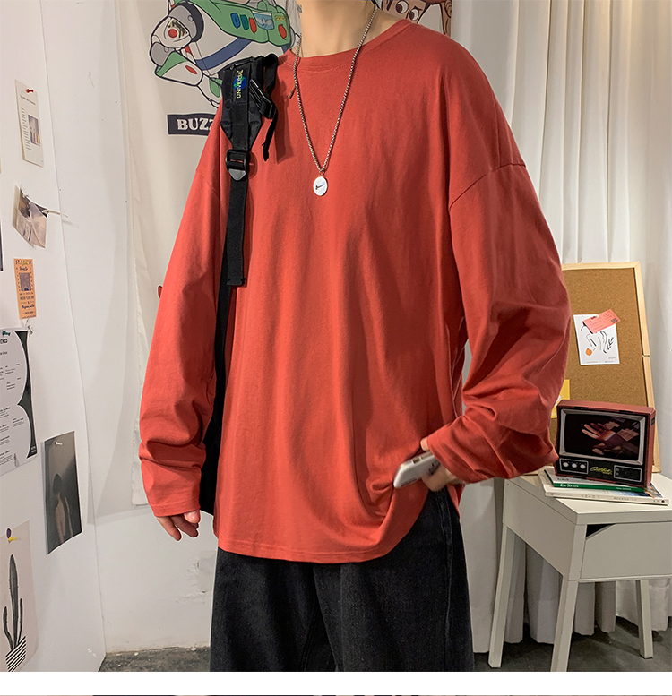 LEGIBLE 2021 Autumn Long sleeve T-Shirt Women Basic Tee Shirt Oversize T Shirt Women Tops