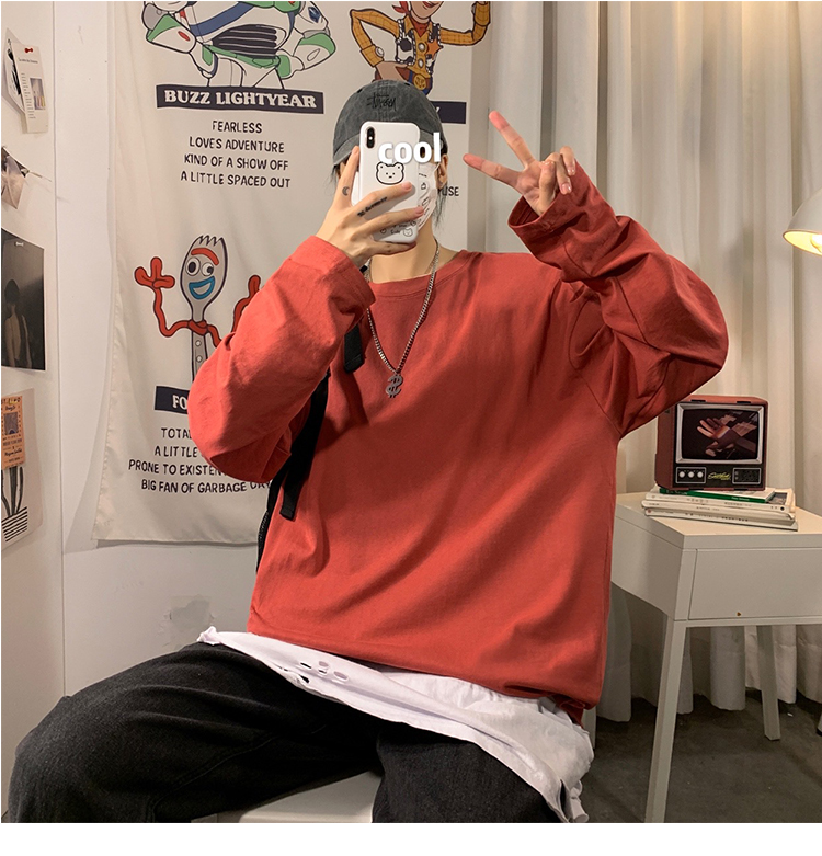 LEGIBLE 2021 Autumn Long sleeve T-Shirt Women Basic Tee Shirt Oversize T Shirt Women Tops