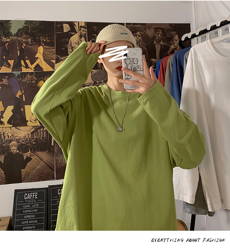 LEGIBLE 2021 Autumn Long sleeve T-Shirt Women Basic Tee Shirt Oversize T Shirt Women Tops