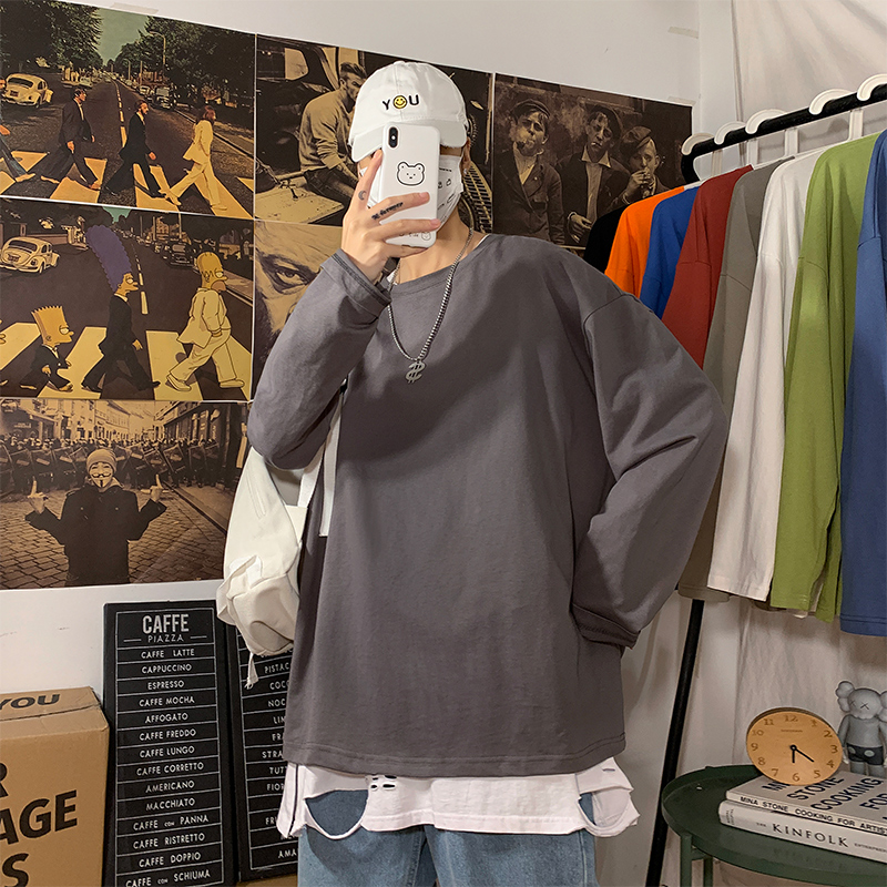 LEGIBLE 2021 Autumn Long sleeve T-Shirt Women Basic Tee Shirt Oversize T Shirt Women Tops