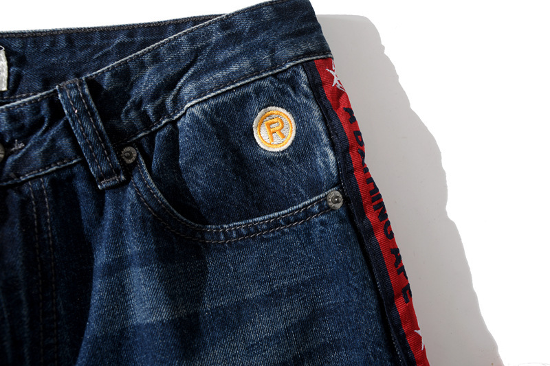 Men BAPE Long Jeans Pants Women Boys Trousers Male Clothing Couples Gentlemen Girls Sweatpants Trousers