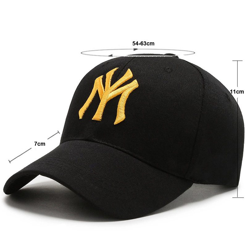New York Ny Embroidery MY Baseball Caps For Women Adjustable Snapback Era Cap Hats & Caps