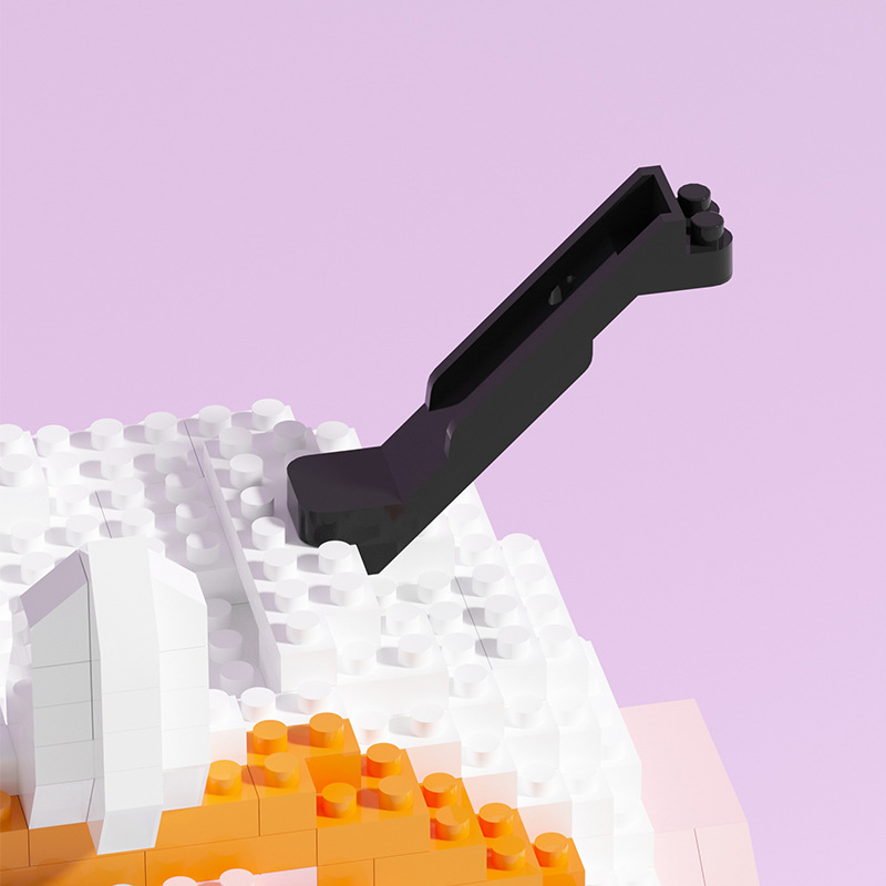 Astronaut Micro Building Block Kawaii Bear Rabbit Unicorn 3D Model Learning & Education