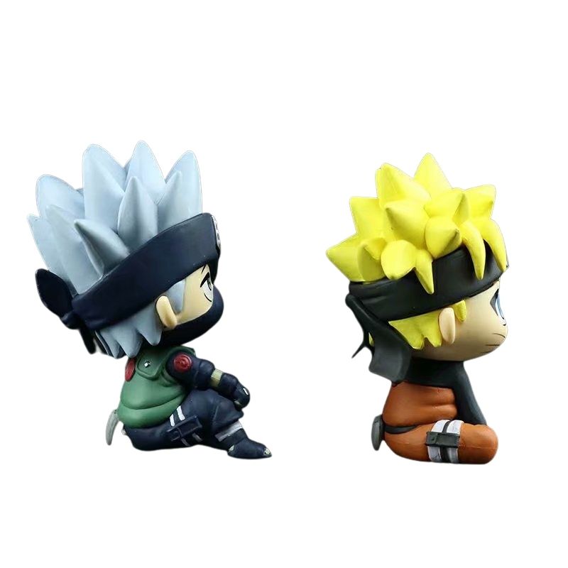 Anime Naruto Figure Uzumaki Naruto Kakashi Uchiha Sasuke Itachi Cute Interior Accessories