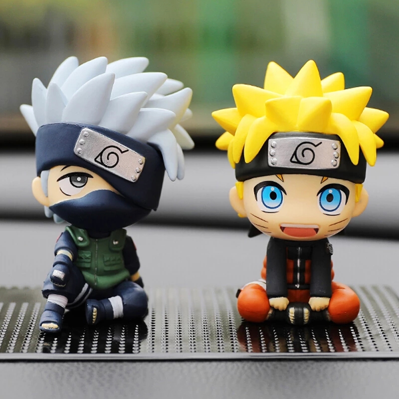 Anime Naruto Figure Uzumaki Naruto Kakashi Uchiha Sasuke Itachi Cute Interior Accessories
