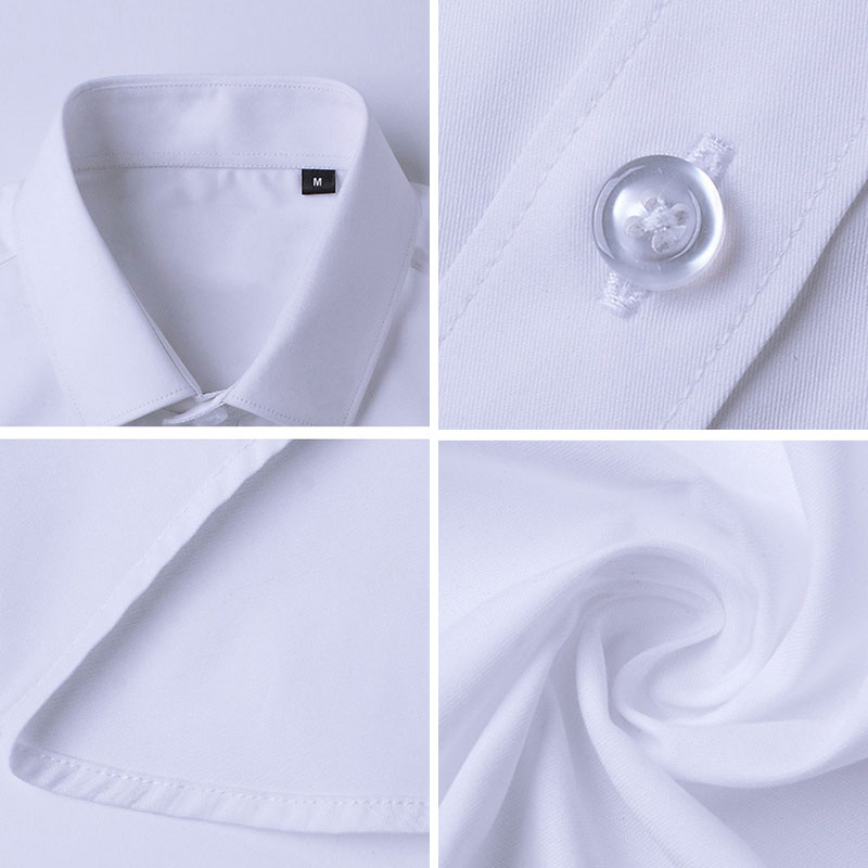 Brand New Formal Shirt Men Short Sleeve Shirt Turn Down Color Slim Fit Casual Shirt Shirts