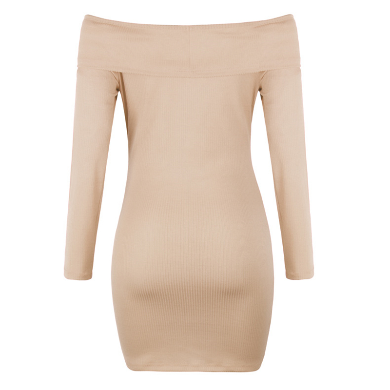 Spring New Style Women's Pregnancy casual slash neck Mini Dress Maternity Dresses