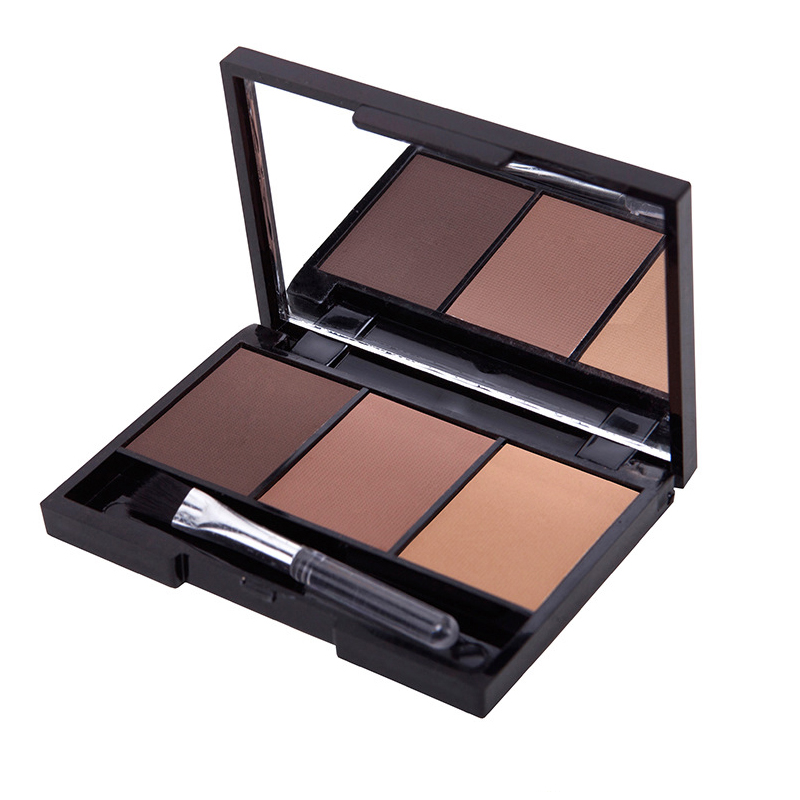 new hot  3 color eyebrow powder wholesale 3 groups of colors can be durable and easy to apply color makeup