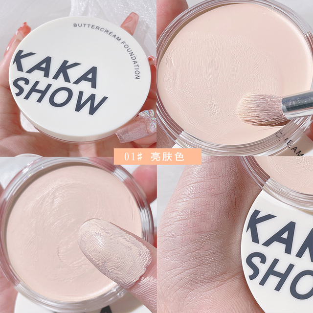 Concealer Foundation Cream Waterproof Long Lasting Deep Complexion Dark Circles Acne Marks Cover Spots Moisturize Face Makeup